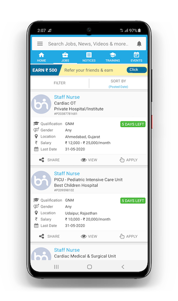 Being Nurse® for Jobs